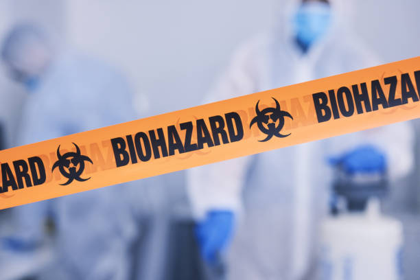 Professional Biohazard Cleanup technician working in Goshen, KY